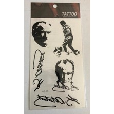 Atatürk Yapıştırma Sticker Dövme Geçici Dövme Temporary Tattoos