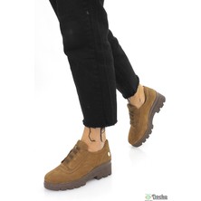 Mammimia Kadın Ortopedik Hakiki Deri Dolgu Topuk Klasik Günlük Ayakkabı M26/KA3740