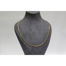 14 Ayar Altın Balık Sırtı Modeli Kolye