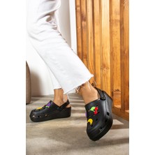 İmershoes Novelido Yüksek Taban Kadın Sabo Terlik Masaj Tabanlı Hafif Meyveli