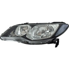 Honda Far Cıvıc 06-08 Sol (Krom Tip)