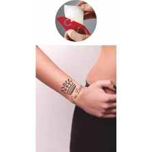 Tek Aşk Tattoo Geçici Dövme Şablonları Kına Kalıpları