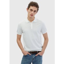 Ramsey Beyaz Düz Örgü Triko