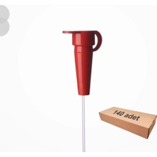 Bıçakcılar Beslenme Sondası (Feeding Sonda) No: 4 (Kırmızı) - 140 Adet - 1 Kutu