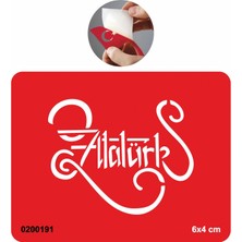 Atatürk Hat Yazısı Geçici Dövme Kına Şablonu Tattoo Geçici Dövme Şablonları Kına Kalıpları