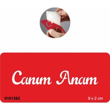 Canım Anam  Tattoo Geçici Dövme Şablonları Kına Kalıpları