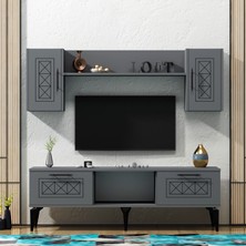 Shumenct Tv Ünitesi Takımı Antrasit