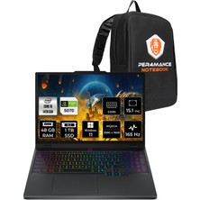 Lenovo Legion 5 i9 14900HX RTX 5070 8GB Gaming Laptop 48GB RAM 1TB SSD 15.1" QHD+ 165Hz Win11 Home + Per4 Çanta 83LY009KTRP393