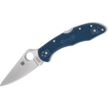 Spyderco Delica 4 Cobalt Blue Frn Cpm SP27 Plainedge Çakı