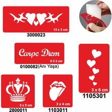 Anı Yaşa 5'li Set Geçici Dövme Kına Şablonu