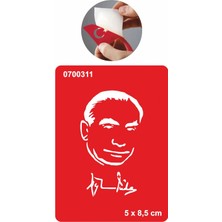 Türk Lider Tattoo Geçici Dövme Şablonları Kına Kalıpları