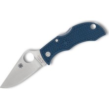 Spyderco Manbug Cobalt Blue Frn Cpm SP27 Plainedge Çakı