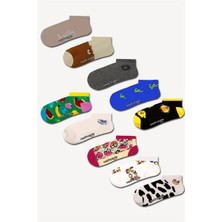 10'lu Sürpriz Patik Kutu Çorap Set