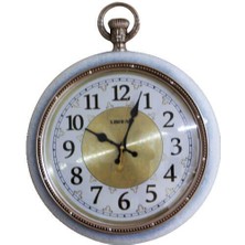 Yuvarlak Duvar Saati Sarkaçlı