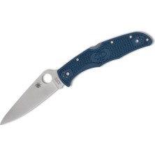 Spyderco Endura 4 Cobalt Blue Frn Cpm SP27 Plainedge Çakı