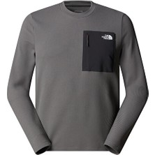 The North Face M Kecha Crew Erkek Outdoor Sweatshirts NF0A8CS9SOU1 Gri