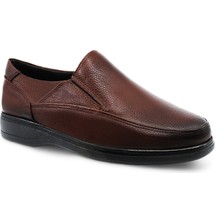 Khayt Grade Hakiki Deri Ortopedik Lastikli Kaymaz Taban Erkek Ayakkabı