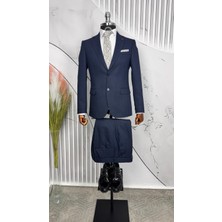 Dupont Slim Fit Mono Yaka Takım Elbise
