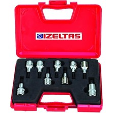 Izeltaş 1113 00 6009 1/2” Lokmalı Torx® Uç Takımı (60 Mm, 9 Parça)