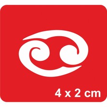 Yengeç Burcu Tattoo Geçici Dövme Şablonları Kına Kalıpları