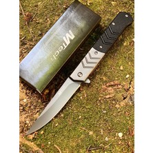 Alsepeteavm MT-1010-B Soft Kabze Otomatik Kamp Çakısı