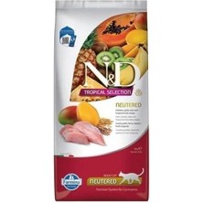 Nd N&d Tropical Selection Tavuklu ve Tropikal Meyveli Kısırlaştırılmış Kedi Maması 10 kg