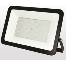 Slim Kasa LED Dış Mekan 200W Siyah Projektör 6500K 14200LM Yüksek Verimli Beyaz Işık