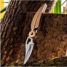 Alsepeteavm 6077-BR Brown Tüy Kamp Çakısı