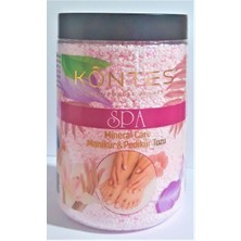 Pembe 500G Spa Mineral Bakım Tozu, Manikür ve Pedikür Için Renkli ve Ferahlatıcı