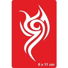 Tribal 71 Tattoo Geçici Dövme Şablonları Kına Kalıpları