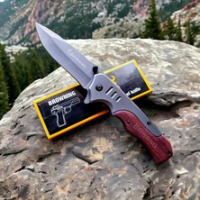 Alsepeteavm FA17 Ahşap Kabze Otomatik Kamp Çakısı