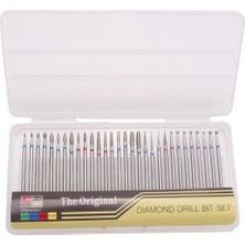 30'lu Elmas Lüks Kuru Manikür Uçları Elektrikli Törpü Makinası Ucu Freze Ucu