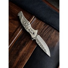 Alsepeteavm Kuru Kafa Işlemeli Kamp Çakısı