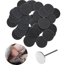 Yumuşak ve Pürüzsüz Ayaklar Için 25 mm Ponza Disk, 1 Adet, 18 Adet Zımpara Seti