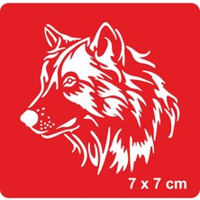 Güzel Yüzlü Kurt Tattoo Geçici Dövme Şablonları Kına Kalıpları