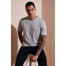 Buratti Pamuklu Regular Fit Bisiklet Yaka T Shirt Erkek T Shirt 59020204
