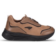 Monet-G Kadın Deri Ayakkabı Kum