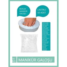50 Adet Manikür Galoşu, Hijyenik ve Kullanışlı, Pratik ve Konforlu Ürün