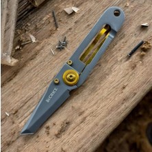 Alsepeteavm 5500 Mini Gold Titayum 14 cm Kamp Çakısı