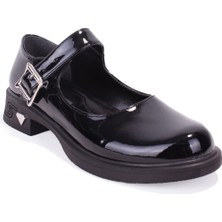 Dagoster DZA07-1004V01 Siyah Rugan Günlük Loafer  Kadın Ayakkabı
