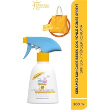 Baby Spf 50+ Uva Korumalı Uvb Filtreli Çok Yönlü Çocuk Güneş Spreyi 200ML Seti–plaj Çantası Hediyeli