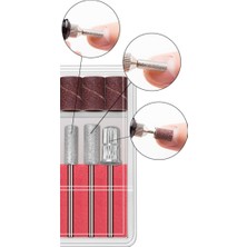 3'lü Kalıcı Oje Çıkarma Törpü Ucu Seti, Pratik ve Güçlü Temizlik