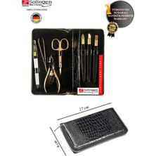 Paslanmaz Çelik 9 Parça Manikür ve Pedikür Seti, Çantalı, Pratik ve Şık Tasarım