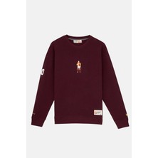Metin Oktay Supersoft Sweatshirt - Bordo
