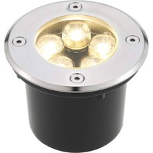 Sıva Altı LED Armatür Dekoratif Işık Show Gösteri Yol Aydınlatma Açık Alan Enerji Tasarruflu Yuvarlak Zemin Doğal Beyaz 4000K A-1402 6W 220V