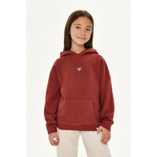 Reflect Studio Koala Supersoft Çocuk Cepli Hoodie - Kiremit