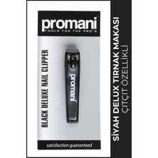 Siyah Tırnak Makası (Delux) PR-110, Şık ve Dayanıklı Tırnak Bakım Aracı