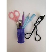 7 Parça Kirpik Kıvırıcı ve Manikür Bakım Seti, Şık ve Pratik Tasarım