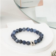 Sodalit Doğal Taş Bileklik (Faset)