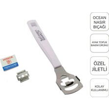 Profesyonel Ayak Topuk Törpüsü ve 10 Adet Jilet, Konfor ve Bakım Için Ideal Set